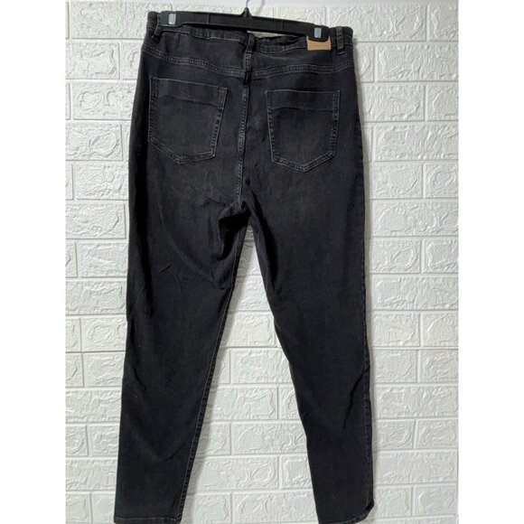 New Without Tags - ZARA Fall 2020 Denim Collection Womens 12 Black Skinny Jeans - Picture 2 of 6